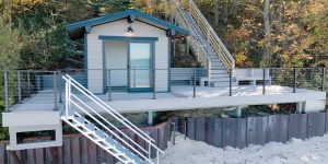 Lake Michigan Outdoor Composite Stair Builder