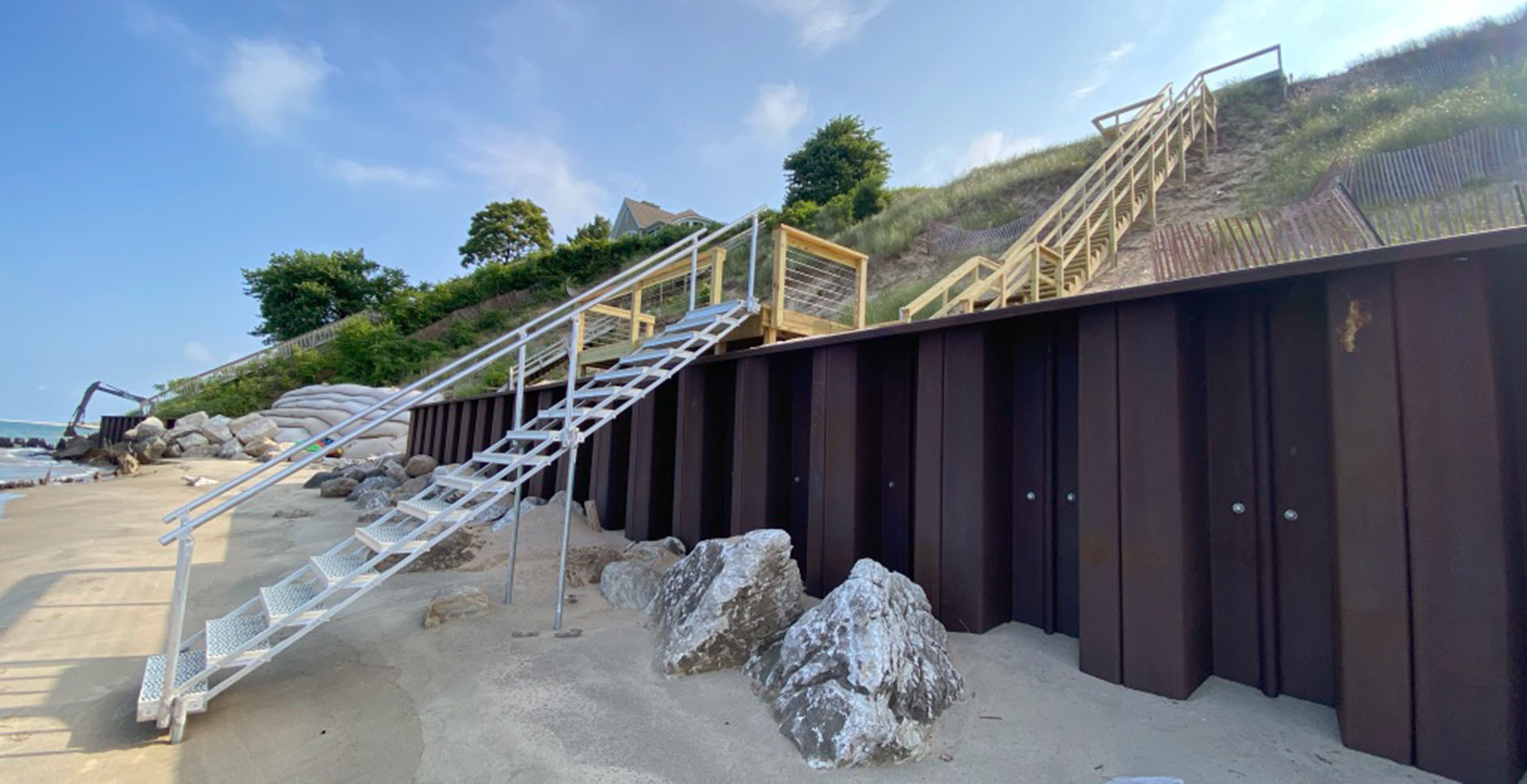 West Michigan Retaining Wall And Seawall Builders