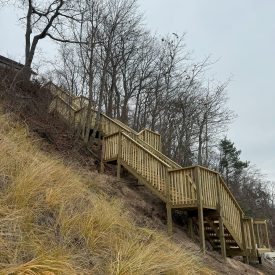 10 West Michigan Wooden Stair Contractor