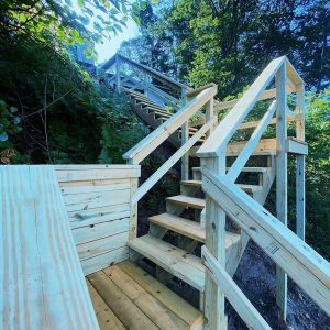 Lake Michigan Outdoor Stair Builders