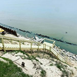 Lake Michigan Outdoor Stair Builders
