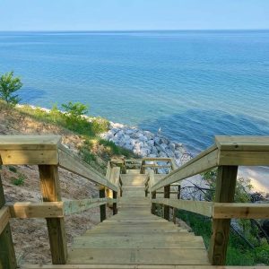Lake Michigan Outdoor Stair Builders