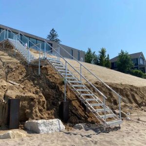 Lake Michigan Outdoor Stair Builders