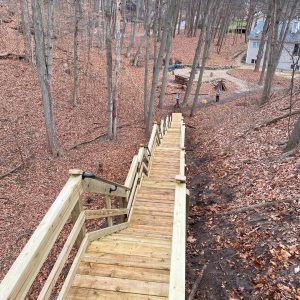 22 West Michigan Wooden Stair Contractor