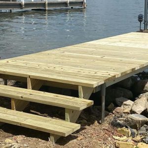 Lake Michigan Wood Dock Builder